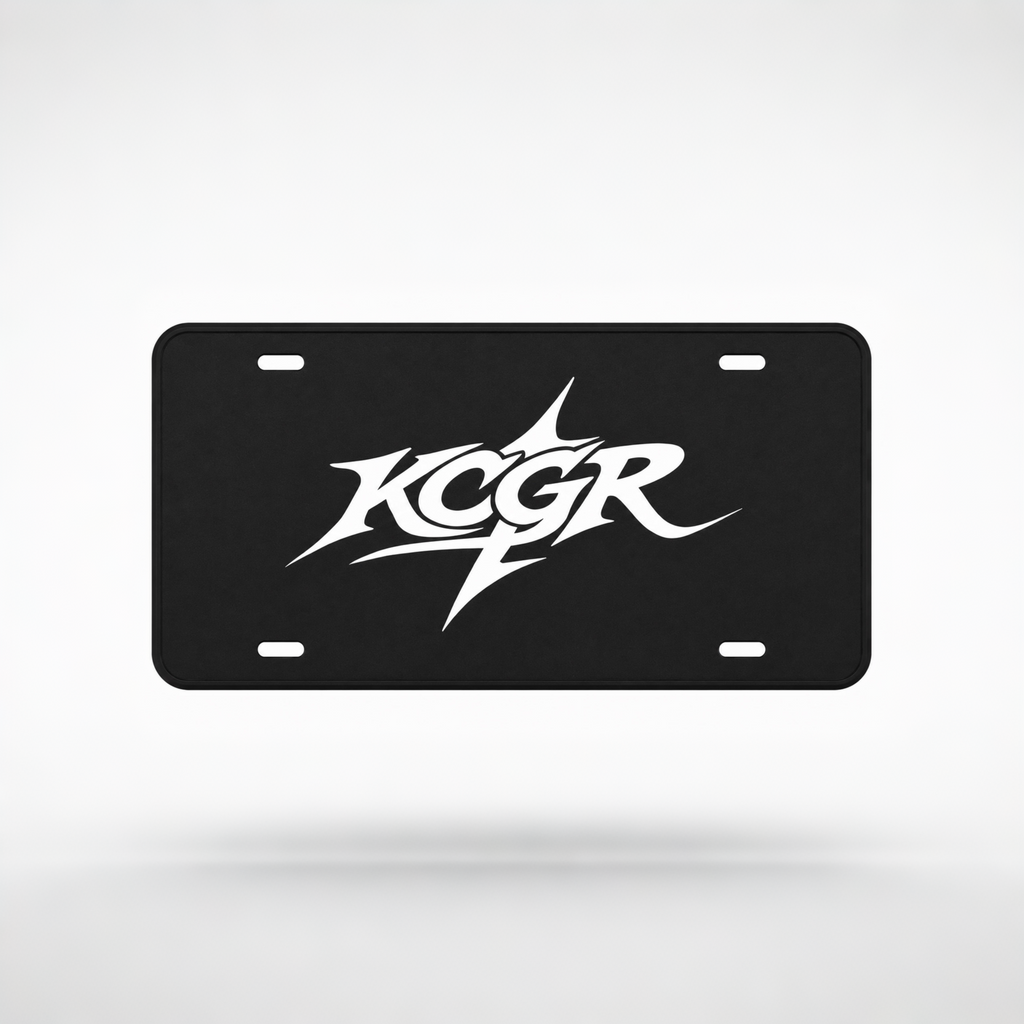 KCGR LICENSE PLATE