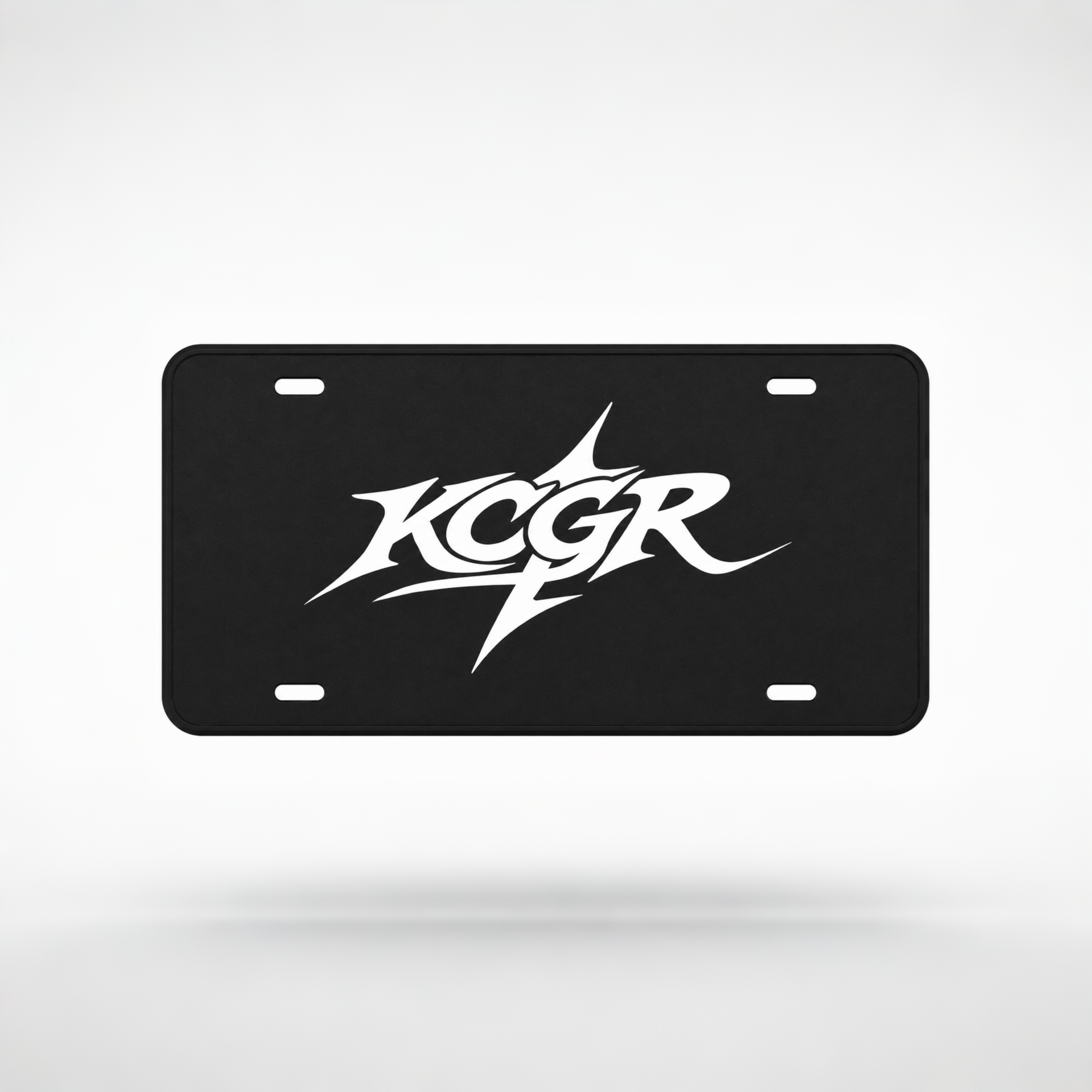 KCGR LICENSE PLATE