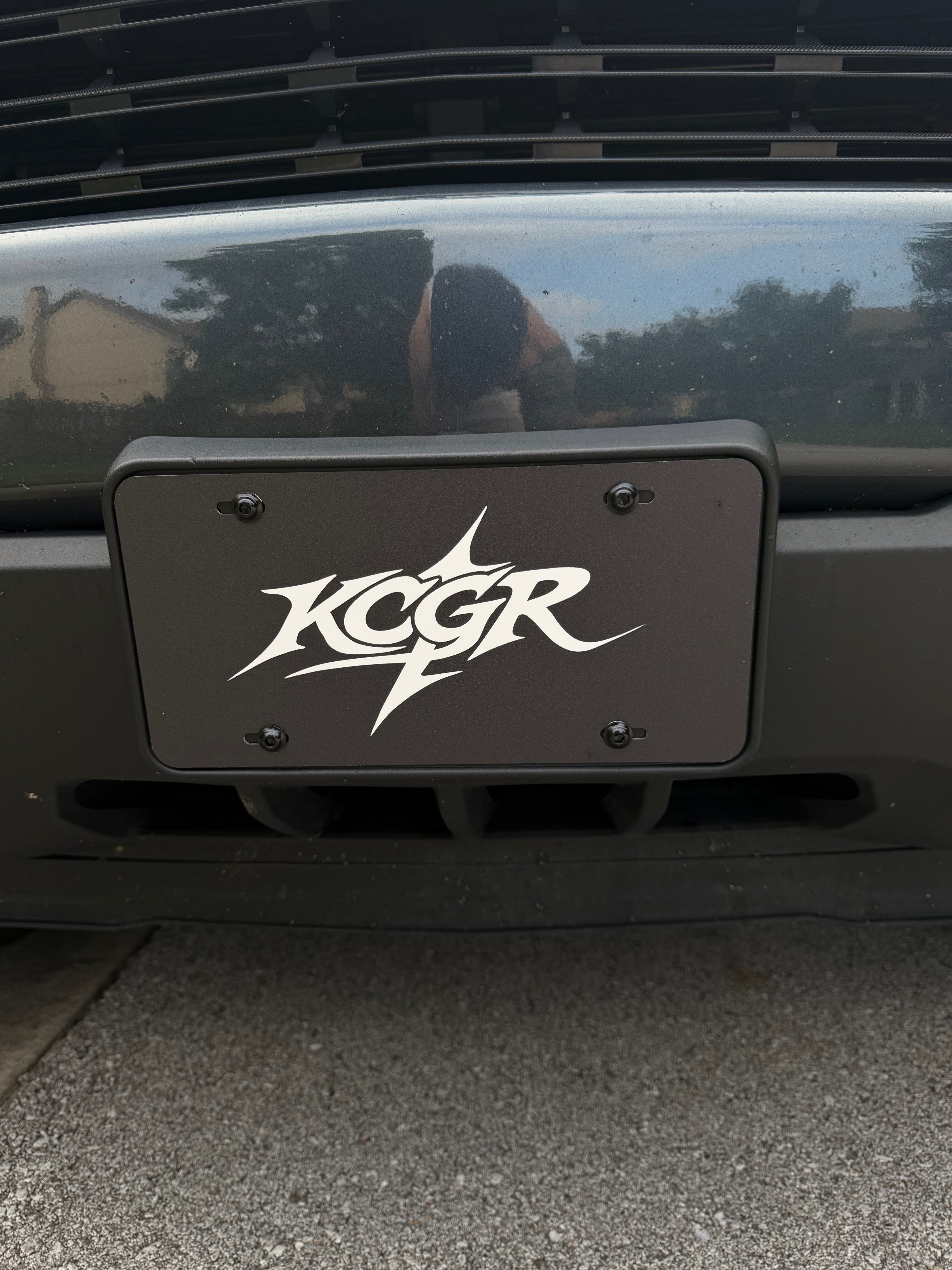 KCGR LICENSE PLATE