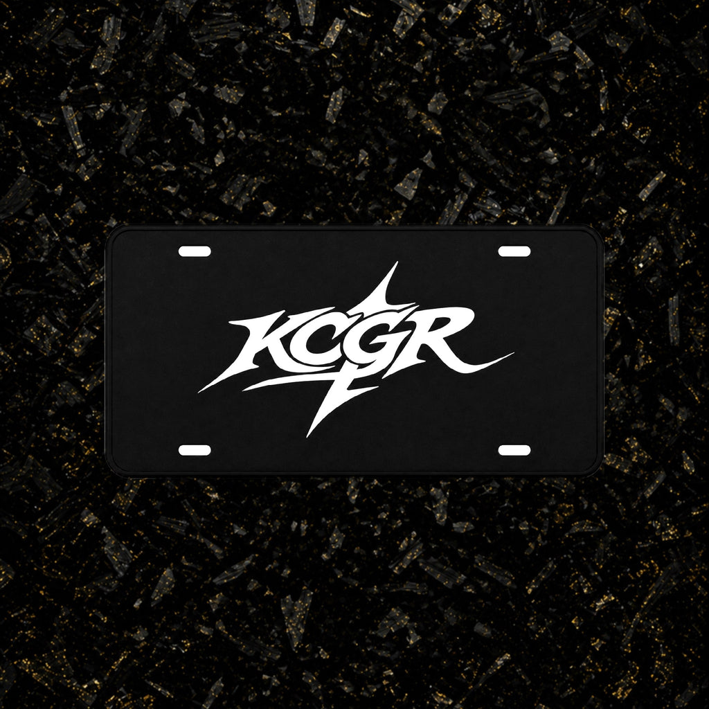 KCGR LICENSE PLATE