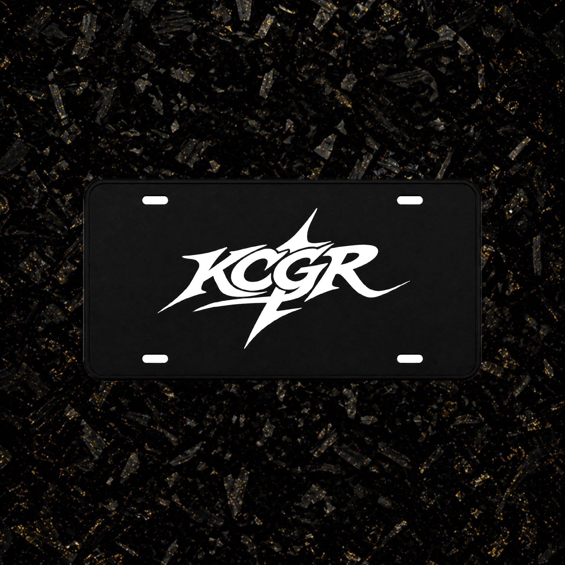 KCGR LICENSE PLATE