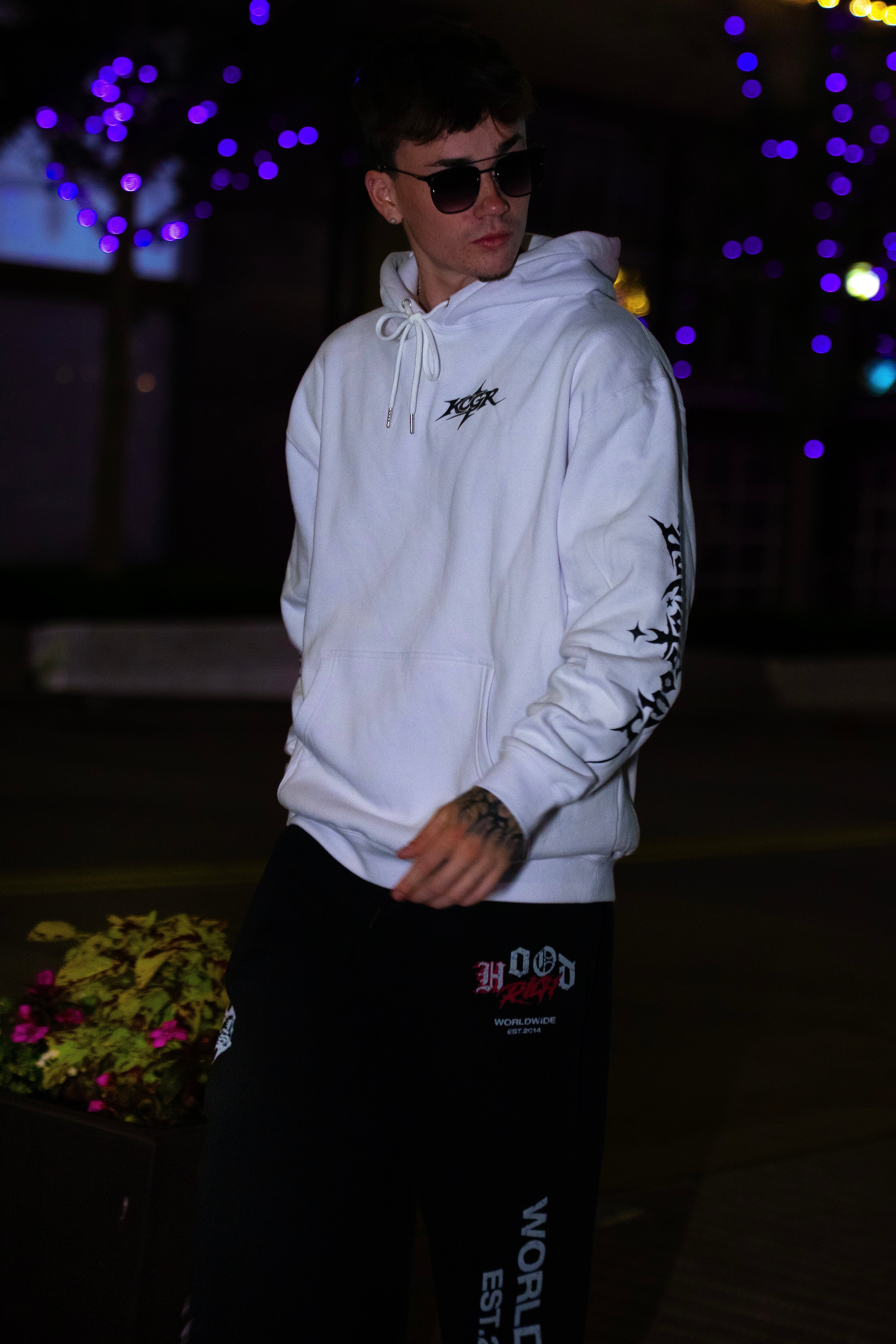 WHITE 'SUCCESS IS THE BEST REVENGE' HOODIE