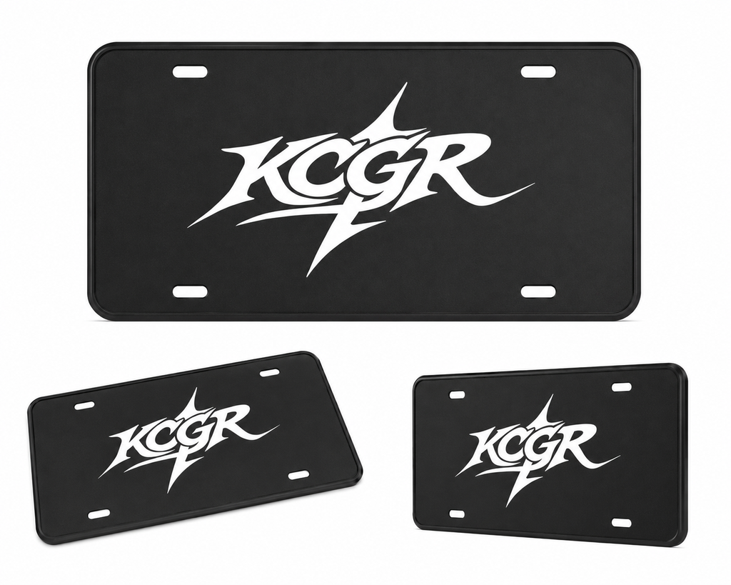 KCGR LICENSE PLATE