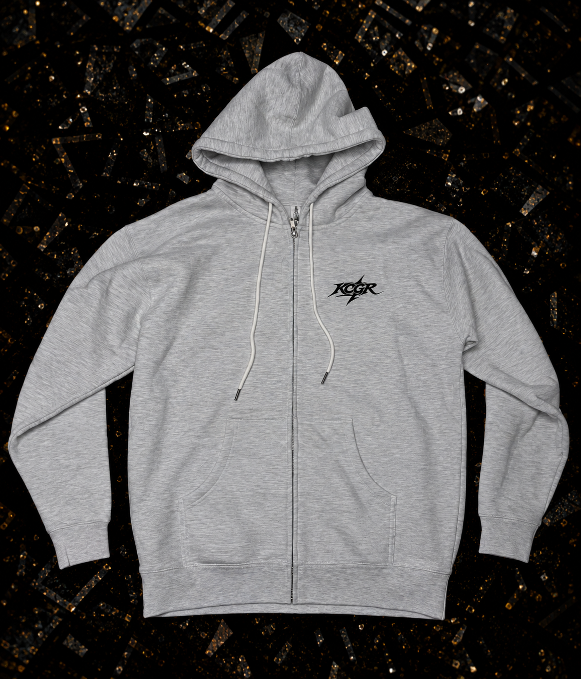 STANDARD GRAY KCGR ZIP UP