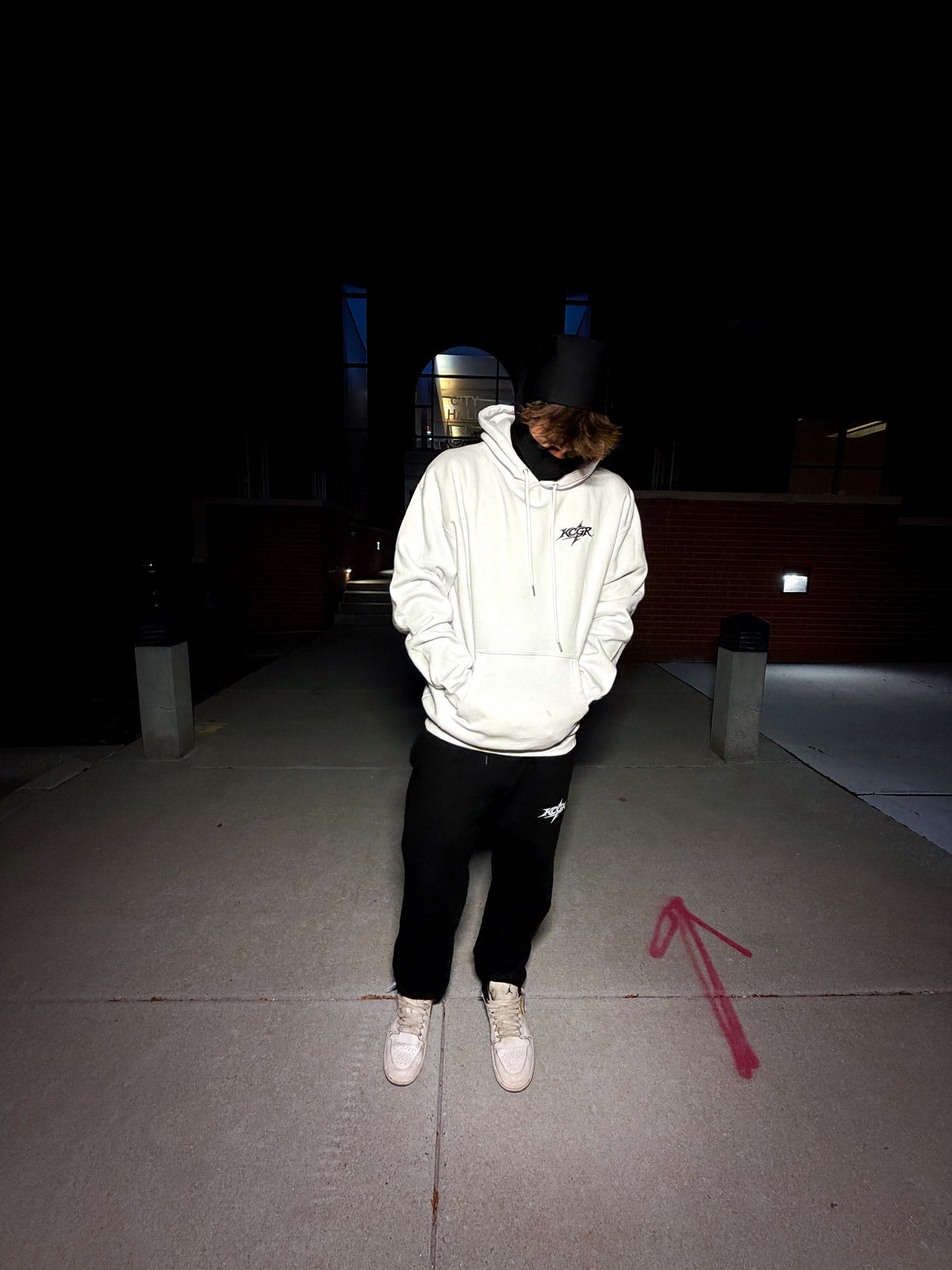 STANDARD WHITE KCGR HOODIE