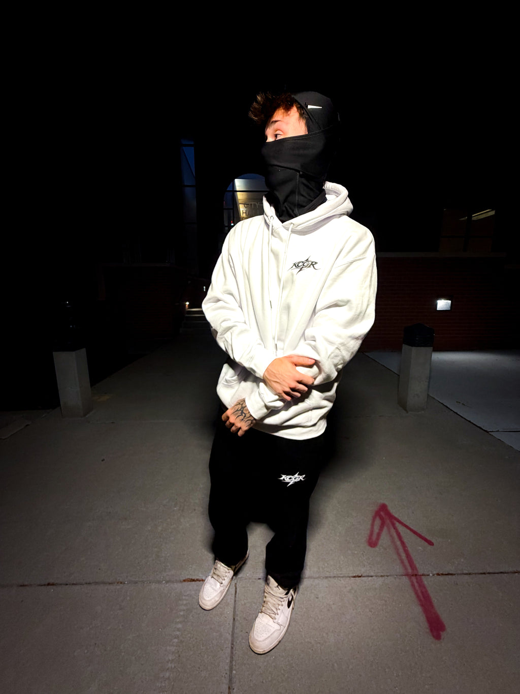 STANDARD WHITE KCGR HOODIE