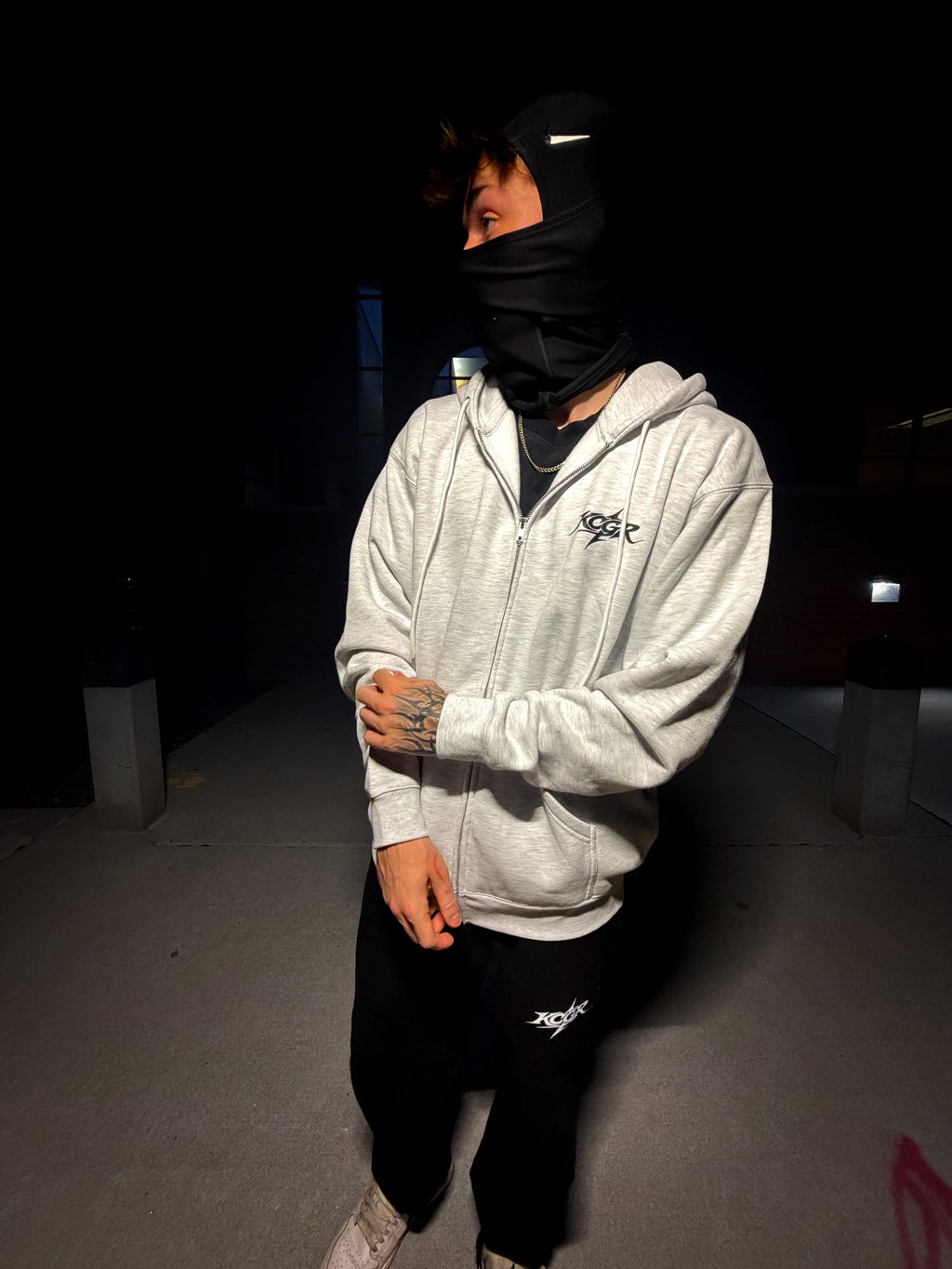 STANDARD GRAY KCGR ZIP UP