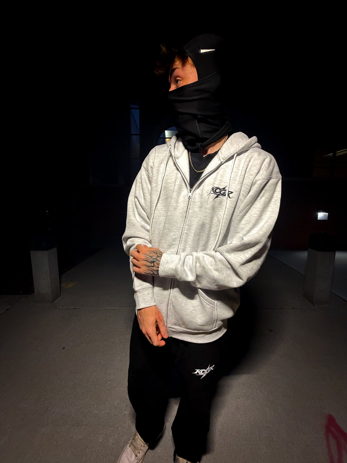 STANDARD GRAY KCGR ZIP UP