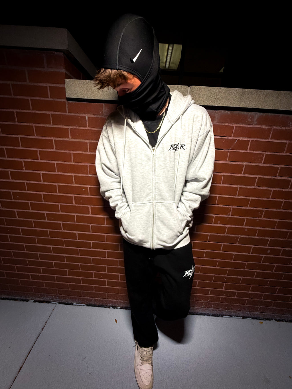 STANDARD GRAY KCGR ZIP UP