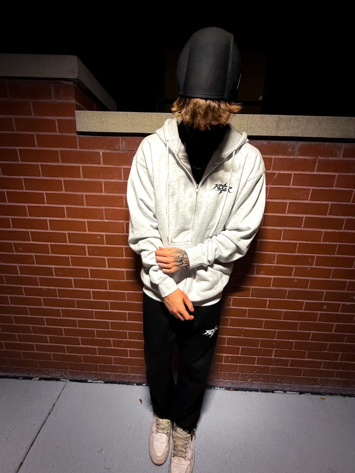 STANDARD GRAY KCGR ZIP UP
